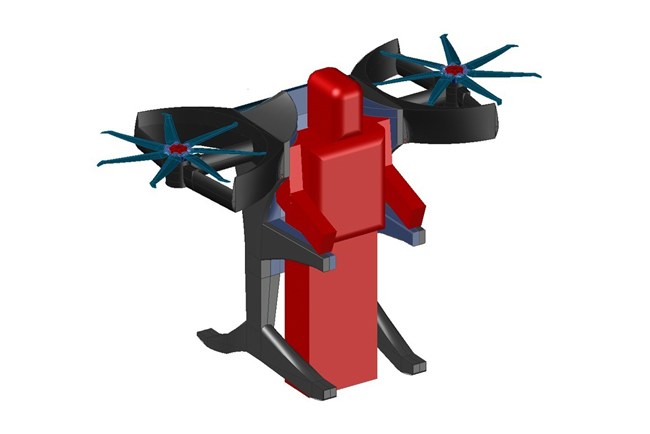 IO Aircraft Hornet personal back-pack eVTOL IO Aircraft Hornet personal back-pack eVTOL